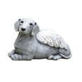 thumbnail image 3 of Estatua de perros ángeles Ornamento de animales creativo coleccionable para jardín de césped interior Estilo B, 3 of 8