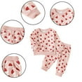 thumbnail image 5 of Esaierr Newborn Girls Boys 2PCS Sweatshirt Pants Outfit Long Sleeve Casual Sweatpants Long Sleeve Cute Fashion Fall Winter Set for Baby Infant 3M-3Y, 5 of 5
