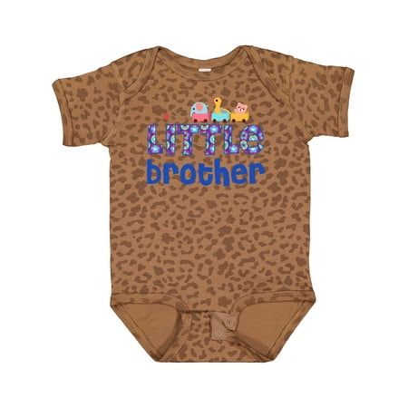 

Inktastic Blue Toy Train Little Brother Gifts Gift Baby Boy Bodysuit