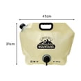 thumbnail image 2 of SIfdSeng 8 Liter Folding Water Container with Tap Water Water Container Portable Folding Water Bottle Folding Water Bottle Water for Camping Hiking and Home Water Storage, 2 of 7