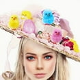 thumbnail image 4 of Dserhfy 36 Pcs Easter Fur Chicks Mini Simulation Plush Chicks Small Colorful Fluffy Chicken Easter Basket Stuffer for Spring Home Garden Decor, 4 of 8