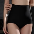 thumbnail image 4 of Gibobby 4x Cintura Entrenador para Mujeres más Tamaño Cintura alta para mujer Cintura fuerte Ropa interior para mujer sin Nalgas líquidas (Negro, L), 4 of 4