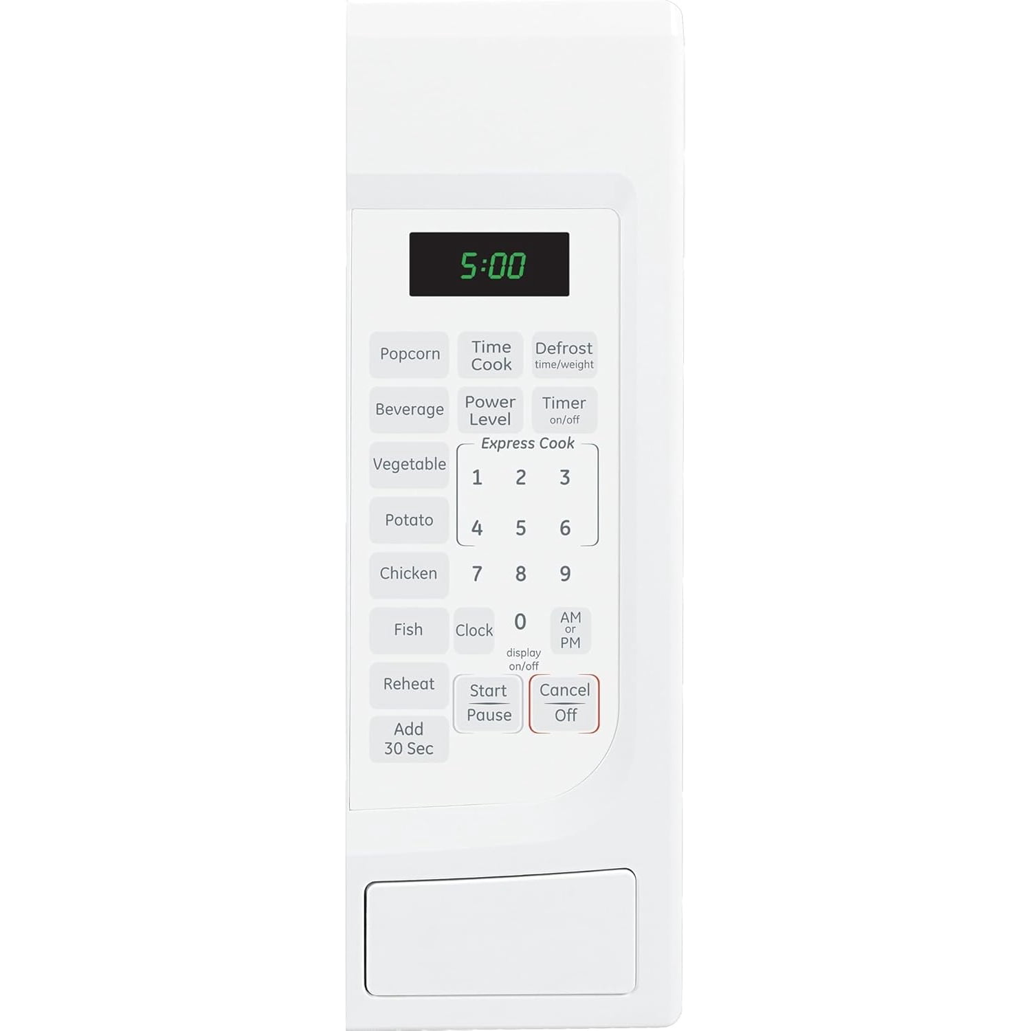 GE 1.4 Cu. Ft. Capacity Countertop Microwave Oven, White