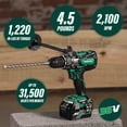 thumbnail image 2 of Metabo Hpt 36V Mv Hammer Drill Kit, 2 of 8