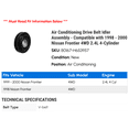 thumbnail image 2 of Air Conditioning Drive Belt Idler Assembly - Compatible with 1998 - 2000 Nissan Frontier 4WD 2.4L 4-Cylinder 1999, 2 of 2