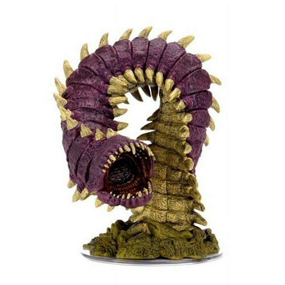 D&D Icons of the Realms: Fangs and Talons - Purple Worm Premium Set - Painted Miniature, Dungeons & Dragons