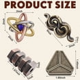 thumbnail image 2 of Rompecabezas de metal Wettarn, 9 unidades, para adultos, 2 of 6