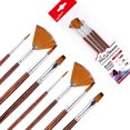thumbnail image 2 of Ruiboury Easy To Paint Brushes For Artists Stylish Appearance And Practical Gifts 4 sets (Mixed), 2 of 6