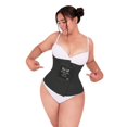 thumbnail image 2 of Moda King Peru Women's Hourglass Trainer Shapewear Corset Waist Trainer, Black, 2 of 5