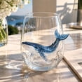 thumbnail image 6 of Artisanal Blue Ringed Octopus Glassware, Lead-Free Borosilicate Novelty Drinking Tumbler, Coastal Home Bar Accessory, Unique Handcrafted Ocean Lover Gift, 6 of 8