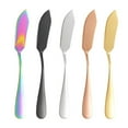 thumbnail image 2 of JoyMoreHome Cheese Butter Knife, Stainless Steel Mini Knives, Breakfast Slicer Sandwich Spreader, 2 of 7