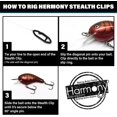 thumbnail image 4 of Clips de Pêche Furtifs czcpp-Harmony (25 Pack) [Noir en Acier Inoxydable] (13mm (25 Test)), 4 of 4