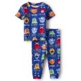 thumbnail image 1 of The Children's Place - Pantalones Cortos de Mezclilla con Lazo Frontal para bebés y niños pequeños, Edge Blue Monsters, 5 Años, 1 of 4