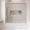 Silver, variant on YOKWOK 56-60" W x 57" H Adjustable Sliding Shower Door, 1/4" (6mm) Clear Tempered Glass, Reversible Double Sliding Glass Shower Door, Dry-Wet Separation Design for Bathroom Use, Silver