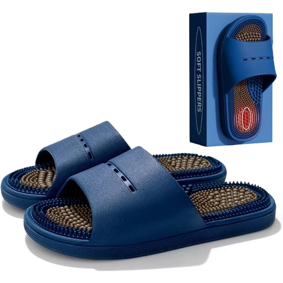 Unisex Acupressure Massage Slippers – Reflexology Foot Massager Sandals. Comfortable Design for Men & Women. Ideal for Relaxation & Tension Relief. Great Gift Option