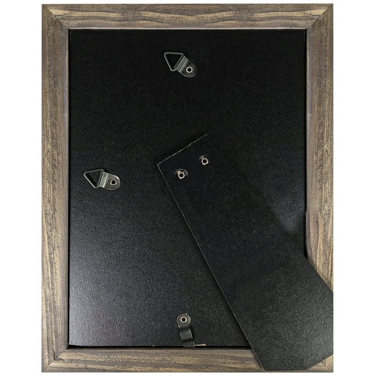 4x6 GRANDPA Distressed Expressions Black Wood Frame 5x7 Mat / Silver Accent