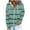 Green, variant on Ashirexll Zip Up Hoodie Women, Winter Tops for Women, Printed Blouse Style Long Sleeve Pocket Hooded Sweatshirt