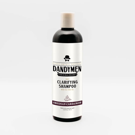DandyMen Clarifying Shampoo Obsidian Cardamom 11.83 Oz