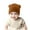 Coffee, variant on Newborn Baby Hat Bear Ears Infant Caps Knitted Beenie Toddler Soft Hat for Fall Winter Home and Outdoor Pink 3-36 Months