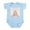 Sky Blue, variant on CafePress - Auntie's Little Princess (Bab Infant Bodysuit - Baby Light Bodysuit, Size Newborn - 24 Months