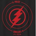 thumbnail image 2 of Boy's The Flash Time Travel Lightning Bolt  Graphic Tee Black X Small, 2 of 5