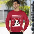 thumbnail image 3 of Christmas Sweatshirt, Customer Support Cat Funny Christmas Sweatshirt, Witty Holiday Jumper for Cat Lovers, Unique Feline Gift, 3 of 5