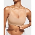thumbnail image 4 of Bralette INLYRIC Inbarely Sin Costuras Inalámbrico Talla Extra Grande Beige, 4 of 6