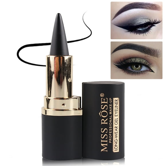MISS ROSE Professional Beauty Makeup Tool Waterproof Eyeliner Gel Black Long-lasting Kajal Eye Liner Stickers