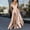Beige, variant on Women's Elegant Off Shoulder Satin Maxi Evening Dresses Sexy Low Cut Formal Cocktail Party High Slit Prom Dress