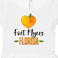 thumbnail image 3 of Inktastic Fort Myers Florida Orange in Heart Girls Baby Dress, 3 of 4