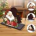 thumbnail image 3 of Christmas Napkin Holder,Wooden Winter Tissue Holder with Santa Print Rectangle Dispenser for Bathroom Dining Table Kitchen, 3 of 7