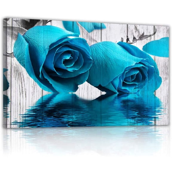 Canvas Wall Art for Bedroom Black and white bathroom Wall Decor Modern Art Wolf Animal Abstract Canvas Paintings Wall Artworks for Living Room Ready to Hang Pictures home Decoration-12x16 inches