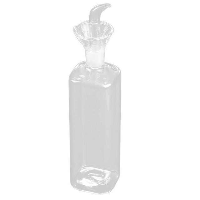 Ikeay Storage Container, Technology Oil Bottle Glass Olive Oil Dispenser Bottle Glass Oil Vinegar Measuring Dispenser with Nozzle for Kitchen and Barbecue, Storage Containers