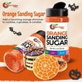 thumbnail image 2 of NY SPICE SHOP Halloween Orange Sanding Sugar - 04 Ounce - Halloween Colored Sugar Crystals - Colored Sugars for Cookie Decorating - Colored Sanding Sugar, 2 of 7