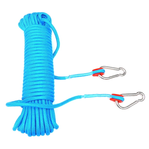 Eigraketly Cuerda de seguridad para buceo con gancho, equipo de cuerda para escalada al aire libre, herramienta de emergencia para bajo el agua Deportes acuáticos Azul Eigraketly OD024446-04