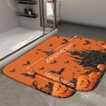 thumbnail image 2 of 1pc Halloween Scene Absorbent Non-Slip Bathroom Thickened Flannel Rug Decor,Soft,Quick Drying,Suitable For Indoor/outdoor Use,Bathrooms,Bedrooms,Kitchens,Terrace,Laundry Rooms,16"x24", 2 of 9