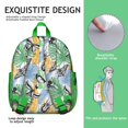 thumbnail image 4 of Delicate Butterfly Pattern Student Backpack – Floral Garden Style with Watercolor Wings and Aesthetic Nature Design, 4 of 4