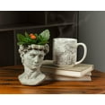 thumbnail image 3 of Abbott Collection AB-27-DAVID-580-XS 6 in. Male Head Planter, Grey - Extra Small, 3 of 4