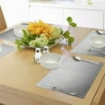 thumbnail image 4 of Ambesonne Digital Place Mats Set of 4, Soft Dots and Spots, Standard Size, Grery and Pale Grey, 4 of 6