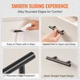 thumbnail image 6 of VEVOR 30 Pack Cabinet Pulls, 3in / 76mm Center to Center Slim Kitchen Cabinet Drawer, Stainless Steel Modern Kitchen Cupboard Door Handles for Kitchen Bathroom Bar Hardware Matte Black, 6 of 9