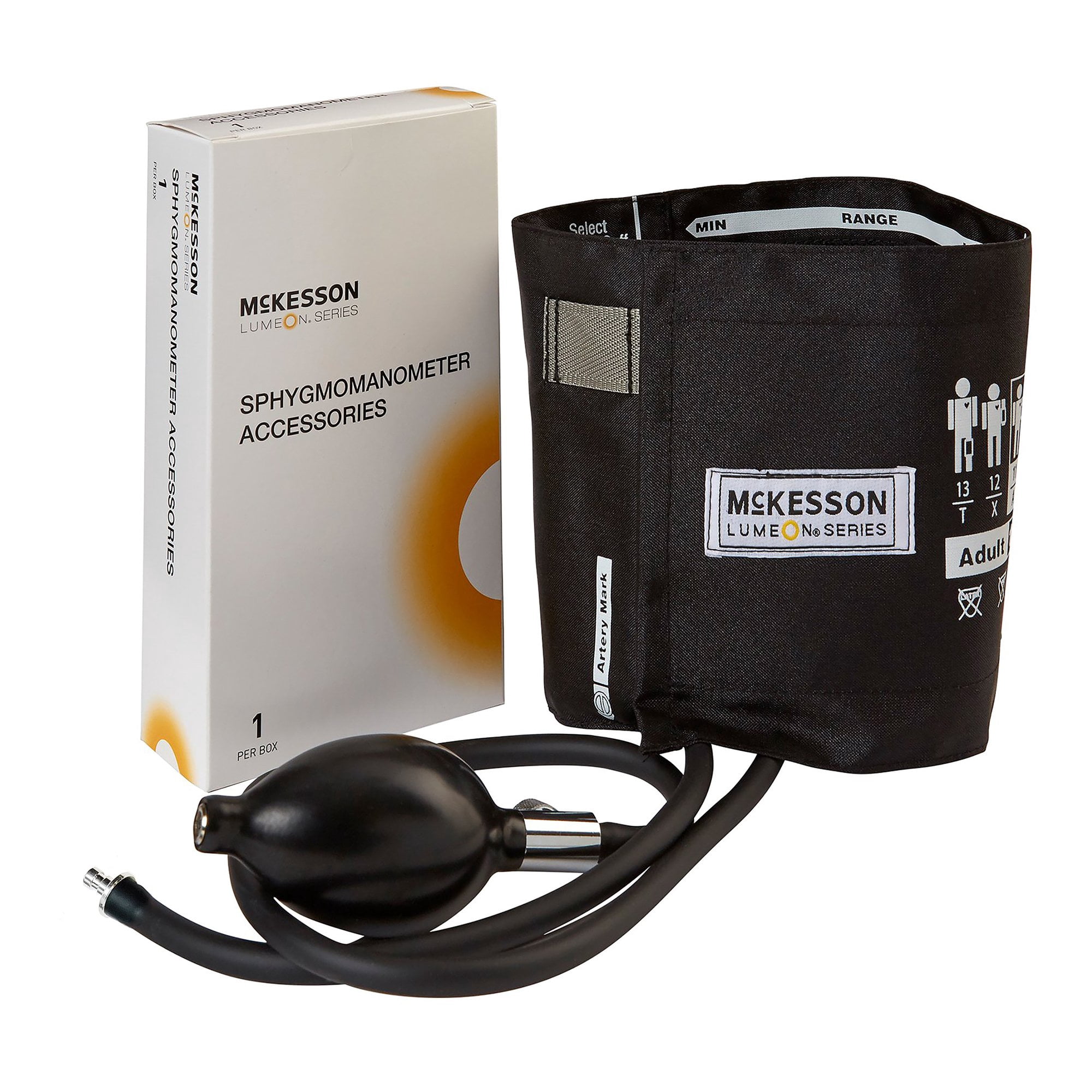 McKesson Lumeon Blood Pressure Cuff and Bulb, Medical-Grade Quality - Medium, 1 Ct