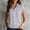 *Blue, variant on ClodeEU Women's Striped Short Sleeve Button Down Shirt, Casual Collared V Neck Blouse Black,Women's Plus L