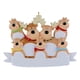 thumbnail image 1 of Adornos familiares de renos personalizados, estatuas para escribir, decoración para fiestas navideñas 7 cabeza, 1 of 9