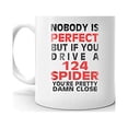 thumbnail image 2 of Nobody's Perfect Except FIAT 124 SPIDER Drive Coffee Tea Ceramic Mug Office Work Cup Gift 11oz, 2 of 3