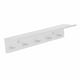 thumbnail image 1 of Organizador de llaves de pared con gancho y estante. Blanco, 1 of 9