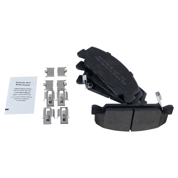 TRQ Front Semi Metallic Brake Pad Kit for Honda CRX Del Sol Accord Civic BFA73597 Fits select: 1997-2000 HONDA CIVIC LX, 1996 HONDA CIVIC DX