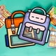 thumbnail image 4 of Bolsa Escolar de dibujos animados para niños, bolsa de dulces con forma de galleta, bolsa de regalo para fiesta de cumpleaños, suministros de embalaje para bocadillos, 4 of 4