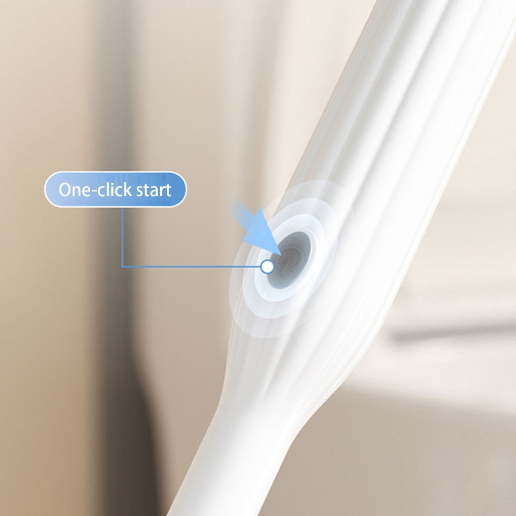 Electric Powered Toilet Brush Automated Toilet Bowl Cleaners Cleaning In Office Restroom