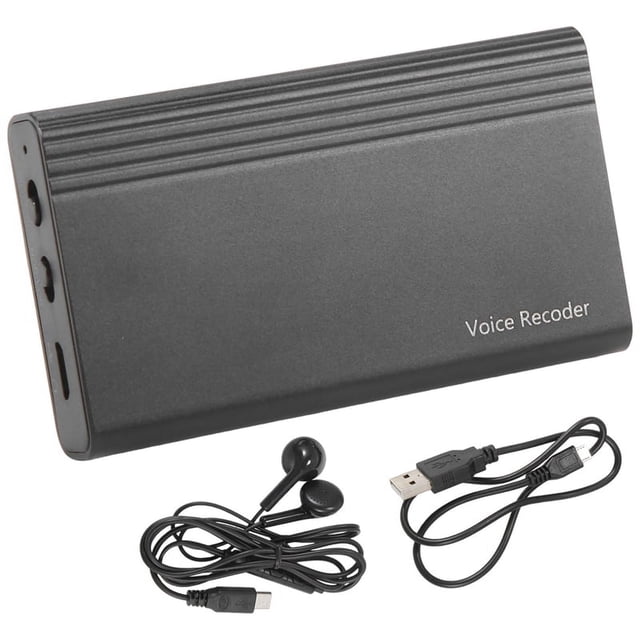 Mini grabadora de audio digital con activación por voz. Grabadora de audio profesional con activación por voz.