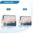 thumbnail image 4 of FORMRS 15"-15.6" Laptop Sleeve Protective Case Soft Carrying Quilted Computer Bag Cover, Abstract Painting, 4 of 7